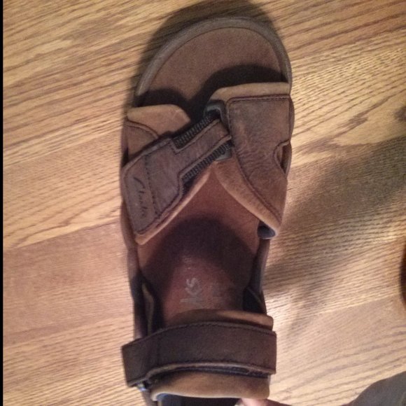 New Clarks Leather/Nubuck Trekking Sandals - Size 12 Summer Travel Outdoor main image 10
